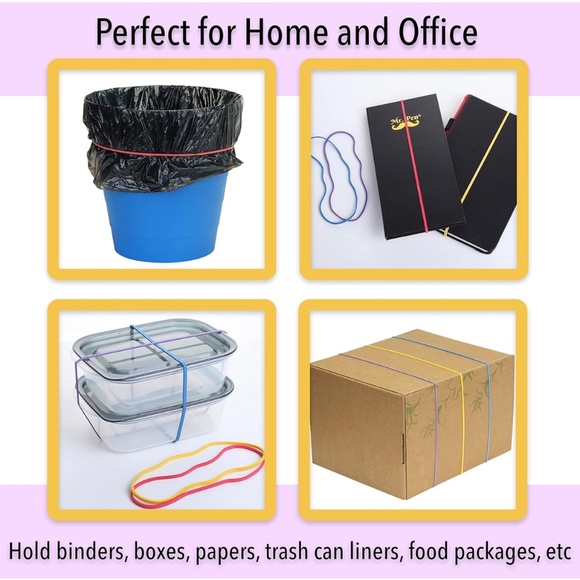 Mr. Pen- Large Assorted Color Rubber Bands,‎ 120 Pack, Giant Elastics for Office - Picture 6 of 8
